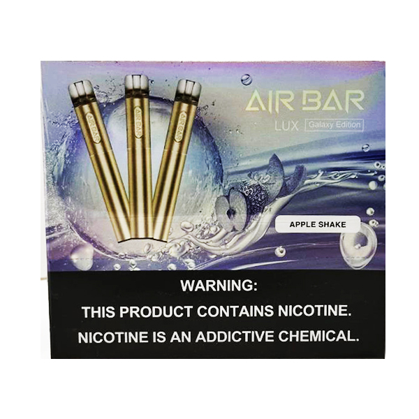 Air Bar LUX Plus Disposable 5 Apple Shake 10 pack Vape Shop Next Gen