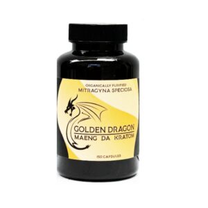 Maeng DA Kratom Golden Dragon - 150 Capsules